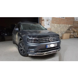 Купити Передній захист ST016 (нерж) для Volkswagen Tiguan 2016-2023 рр