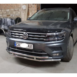 Купити Передній захист ST016 (нерж) для Volkswagen Tiguan 2016-2023 рр