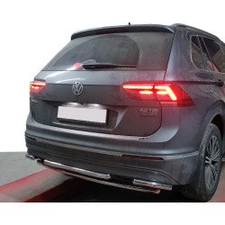 Купити Задній захист AK001-2 (нерж) для Volkswagen Tiguan 2016-2023 рр