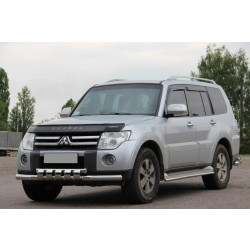 Купити Передній захист ST015-13 (нерж.) для Mitsubishi Pajero Wagon IV