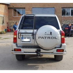 Купити Задня дуга AK005-3 (нерж) для Nissan Patrol Y61 1997-2011 рр