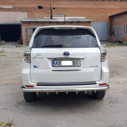 Купити Задній захист AK005-15 (2 шт., нерж) для Toyota Rav 4 2006-2013 рр