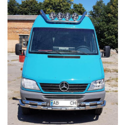 Купить Передняя защита ST015-2 (нерж.) для Mercedes Sprinter W901/902/903/904/905 1995-2006 гг