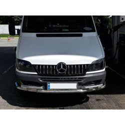 Купить Передняя защита ST015-2 (нерж.) для Mercedes Sprinter W901/902/903/904/905 1995-2006 гг
