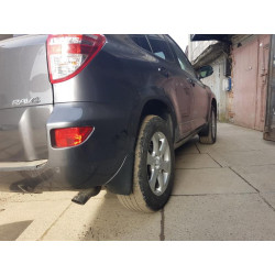 Купить Комплект оригинальных брызговиков (без расширителей, 4 шт) для Toyota Rav 4 2006-2013 гг