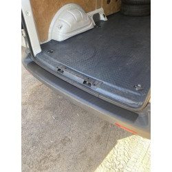 Купити Накладка на задній бампер із загином (ABS-пластик) Матова для Volkswagen T5 Multivan 2003-2010 рр