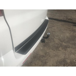 Купити Накладка на задній бампер із загином (ABS-пластик) Матова для Volkswagen T5 Multivan 2003-2010 рр