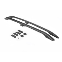 Купити Рейлінги Чорні Максі база, Пластикові ніжки для Renault Kangoo 1998-2008 рр