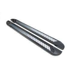 Купити Бокові пороги New Vision Black (2 шт., алюміній) L1 (коротка) для Ford Transit 2000-2014 рр