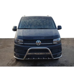 Купить Кенгурятник с усами WT004-ST (нерж) для Volkswagen T6