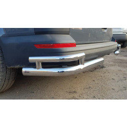 Купить Задние уголки AK003-Double (2 шт, нерж) для Volkswagen T6