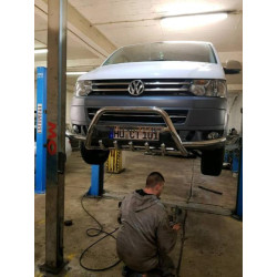 Купить Кенгурятник WT004ST (нерж) для Volkswagen T5 2010-2015 гг