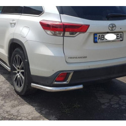 Купить Задние уголки (2 шт, нерж) для Toyota Highlander 2013-2019 гг