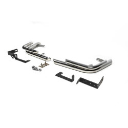 Купить Задние углы AK003-Double (2 шт., нерж.) для Nissan X-trail T31 2007-2014 гг