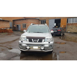 Купить Передняя защита ST007 (нерж) для Nissan X-trail T30 2002-2007 гг