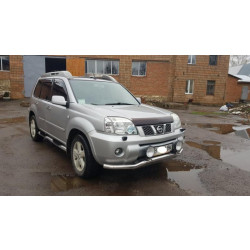 Купить Передняя защита ST007 (нерж) для Nissan X-trail T30 2002-2007 гг