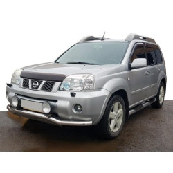 Купить Передняя защита ST007 (нерж) для Nissan X-trail T30 2002-2007 гг