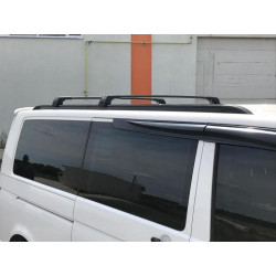 Купить Интегрированные рейлинги (черные) Длинная база для Volkswagen T6
