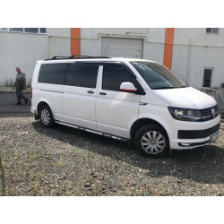 Купить Интегрированные рейлинги (черные) Длинная база для Volkswagen T6