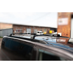 Купить Интегрированные рейлинги (черные) Длинная база для Volkswagen T6