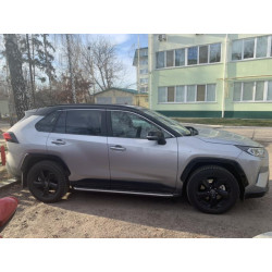 Купити Бокові пороги OEM V1A (2 шт, алюміній) для Toyota Rav 4 2019- рр