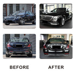 Купить Комплект обвесов на Maybach (2018-2022, без оптики) для Mercedes S-сlass W222