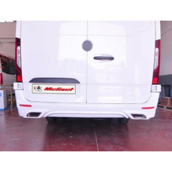 Купити Накладка на задній бампер (під фарбування) для Mercedes Sprinter W907/W910 2018- рр