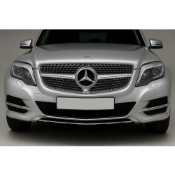 Купить Передняя решетка Diamond Silver (2013-2015) для Mercedes GLK сlass X204