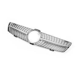 Купить Передняя решетка (2005-2008, Diamond Silver) для Mercedes CLS C219