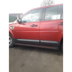 Купити Бокові пороги Maya Red (2 шт., алюміній) для Land Rover Freelander II