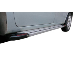 Купити Бокові пороги Rainbow (2 шт., Алюміній) Довга база для Mercedes Citan 2013-2021 рр