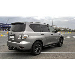 Купить Боковые пороги Vision New Grey (2 шт., алюминий) для Nissan Armada 2016-2024 гг