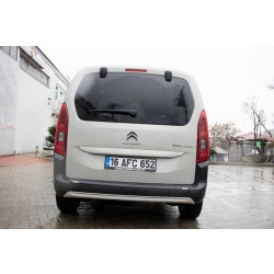 Купить Накладка на задний бампер (ABS) для Peugeot Partner/Rifter 2019- гг