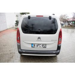 Купить Накладка на задний бампер (ABS) для Peugeot Partner/Rifter 2019- гг