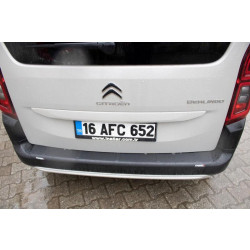 Купить Накладка на задний бампер (ABS) для Peugeot Partner/Rifter 2019- гг