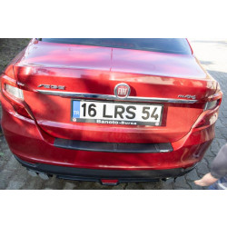 Купити Накладка на задній бампер EuroCap (Sedan, ABS) для Fiat Tipo 2016- рр