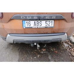 Купити Накладка на задній бампер EuroCap (ABS) для Renault Duster 2018-2024 рр