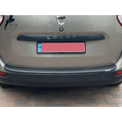 Купити Накладка на задній бампер EuroCap (ABS) для Renault Lodgy 2013-2022 рр