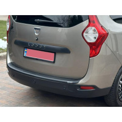 Купити Накладка на задній бампер EuroCap (ABS) для Renault Lodgy 2013-2022 рр
