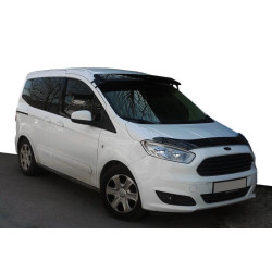 Купити Козирьок на лобове скло (чорний глянець, 5мм) для Ford Courier 2014-2023 рр
