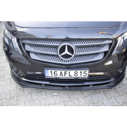 Купити Передня Lip накладка EuroCap (чорна) для Mercedes Vito / V-class W447 2014- рр