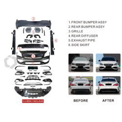 Купити Комплект обвісів (AMG) для Mercedes CLA C117 2013-2019 рр