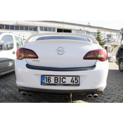 Купити Накладка на задній бампер EuroCap (Sedan, ABS) для Opel Astra J 2009-2015 рр