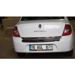 Купити Накладка на задній бампер EuroCap (ABS) для Renault Logan II 2013-2022 рр