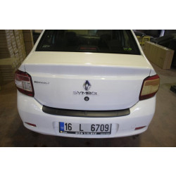 Купити Накладка на задній бампер EuroCap (ABS) для Renault Logan II 2013-2022 рр
