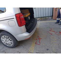 Купити Накладка на задній бампер EuroCap (ABS) для Volkswagen Caddy 2015-2020 рр