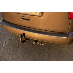 Купити Накладка на задній бампер (ABS) для Volkswagen Caddy 2010-2015 рр