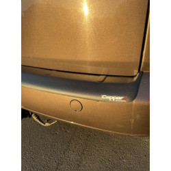 Купити Накладка на задній бампер (ABS) для Volkswagen Caddy 2010-2015 рр