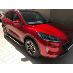 Купить Боковые пороги RedLine V1 (2 шт., алюминий) для Ford Kuga/Escape 2019- рр
