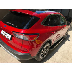 Купить Боковые пороги RedLine V1 (2 шт., алюминий) для Ford Kuga/Escape 2019- рр